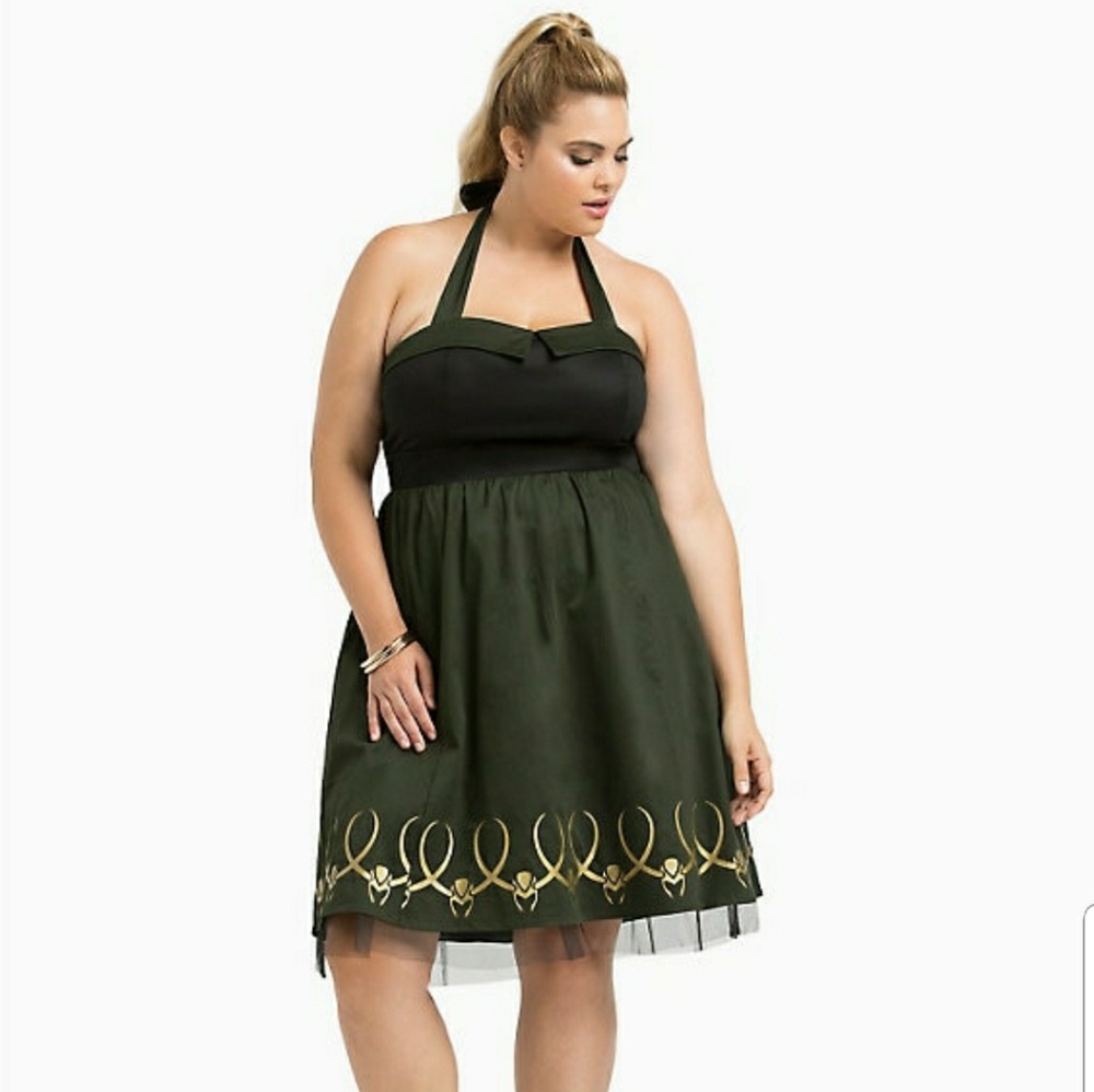 Torrid Limited Edition Marvel Loki Dress - XXL